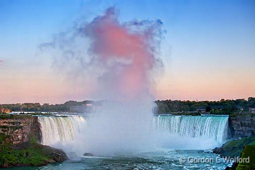 Niagara Falls At Sunset_DSCF05904.jpg - Horseshoe Falls photographed at Niagara Falls, Ontario, Canada.